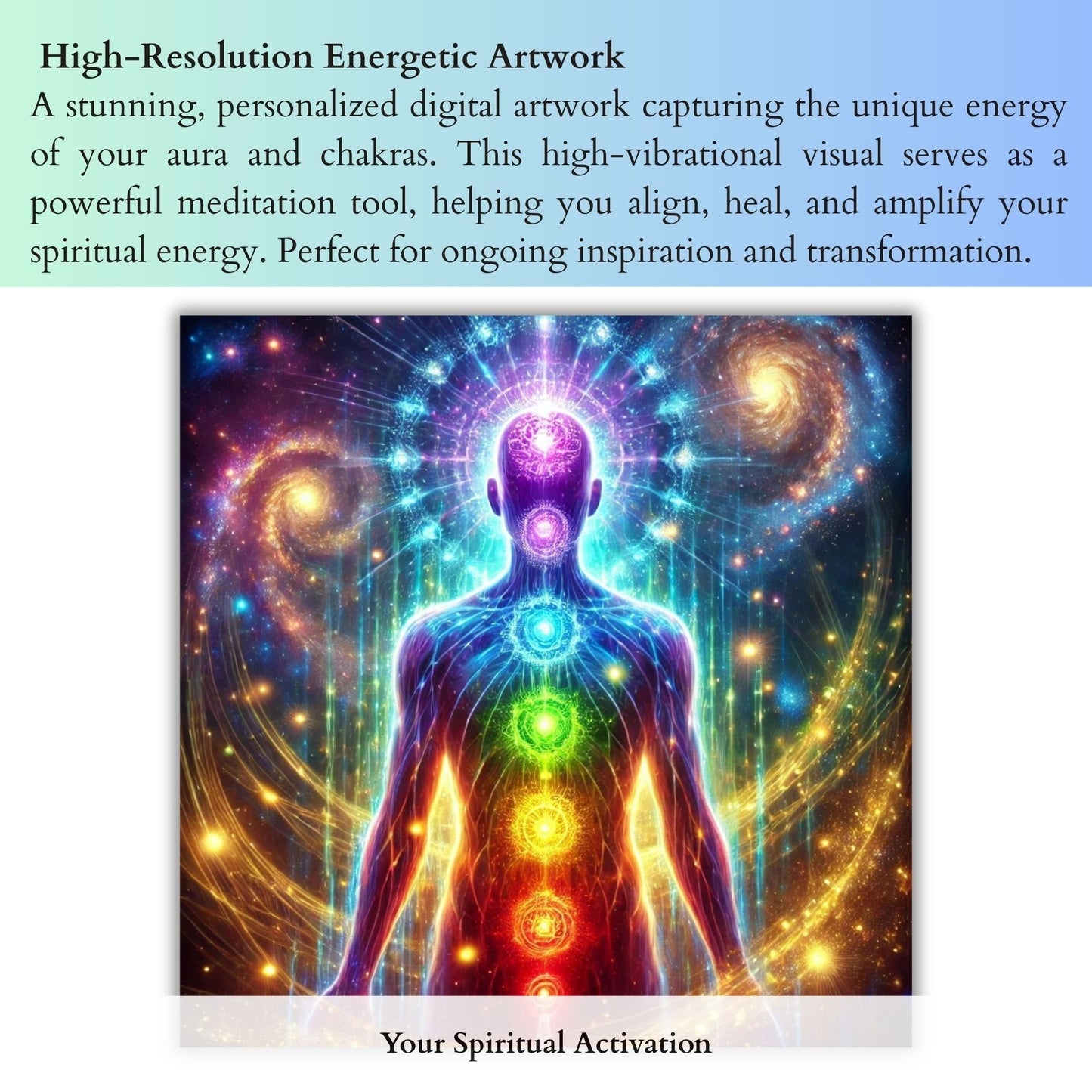 High-resolution chakra and aura artwork infused with spiritual intention to aid in meditation, energy alignment, and vibrational healing.
