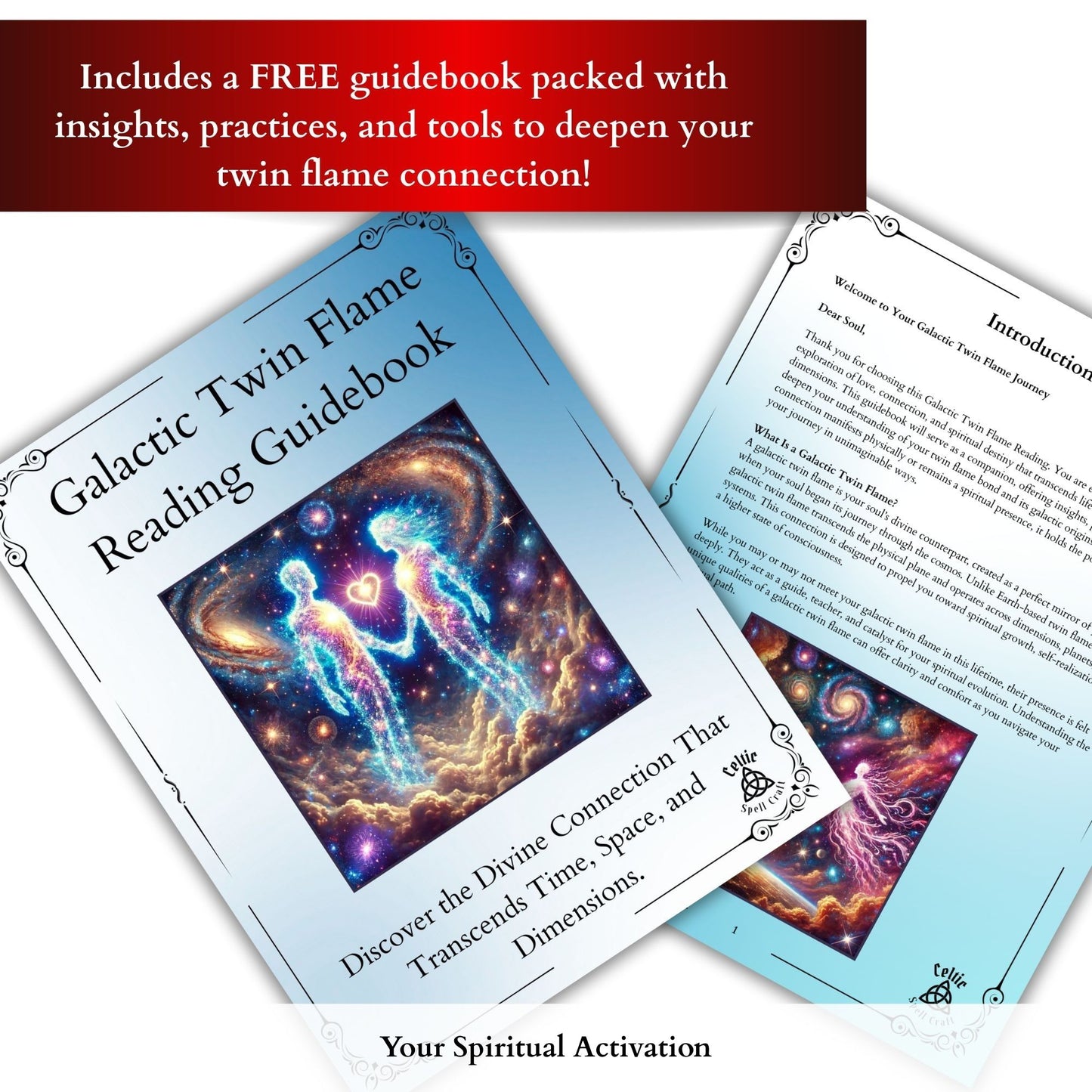 Intuitive twin flame reading exploring cosmic soul connection, spiritual mission, and energetic alignment through personalized digital guidance.